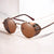 Double Bridge Steampunk Vintage Cap Sunglasses - SunglassesMart