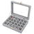 24-Compartment Velvet Earring & Ring Organizer Box - SunglassesMart