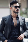 Classic Black Polarized Wayfarer Sunglasses (58 mm) - SunglassesMart