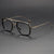 Tony Stark Inspired Square Clear Lens Glasses - SunglassesMart