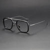 Tony Stark Inspired Square Clear Lens Glasses - SunglassesMart