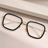 Tony Stark Inspired Square Clear Lens Glasses - SunglassesMart