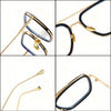 Tony Stark Inspired Square Clear Lens Glasses - SunglassesMart