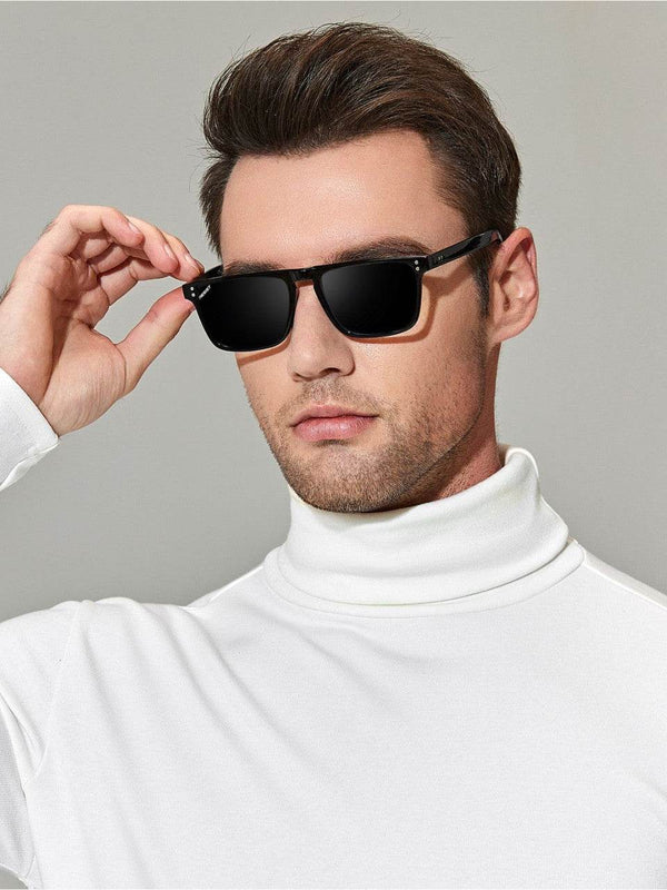 Classic Square Biking Driving Eye Protection Sunglasses (55 mm) - SunglassesMart