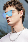 Classic Wayfarer Blue Ice Polarized Sunglasses - SunglassesMart