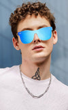 Classic Wayfarer Blue Ice Polarized Sunglasses - SunglassesMart