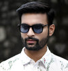 Classic Red and Blue Wayfarer Sunglasses - SunglassesMart