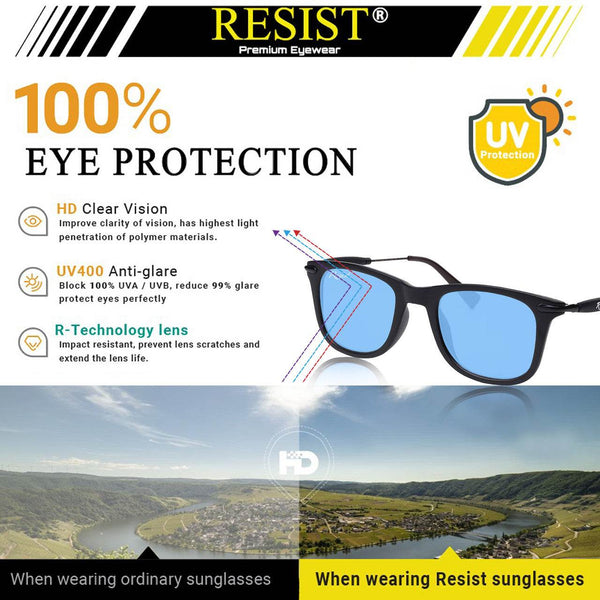 Classic Red and Blue Wayfarer Sunglasses - SunglassesMart