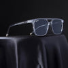 Classic Retro Jasper Grey Square Sunglasses (55 mm) - SunglassesMart