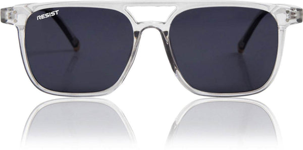 Classic Retro Jasper Grey Square Sunglasses (55 mm) - SunglassesMart