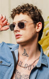 Classic Wayfarer Black Clear Sunglasses (53 mm) - SunglassesMart
