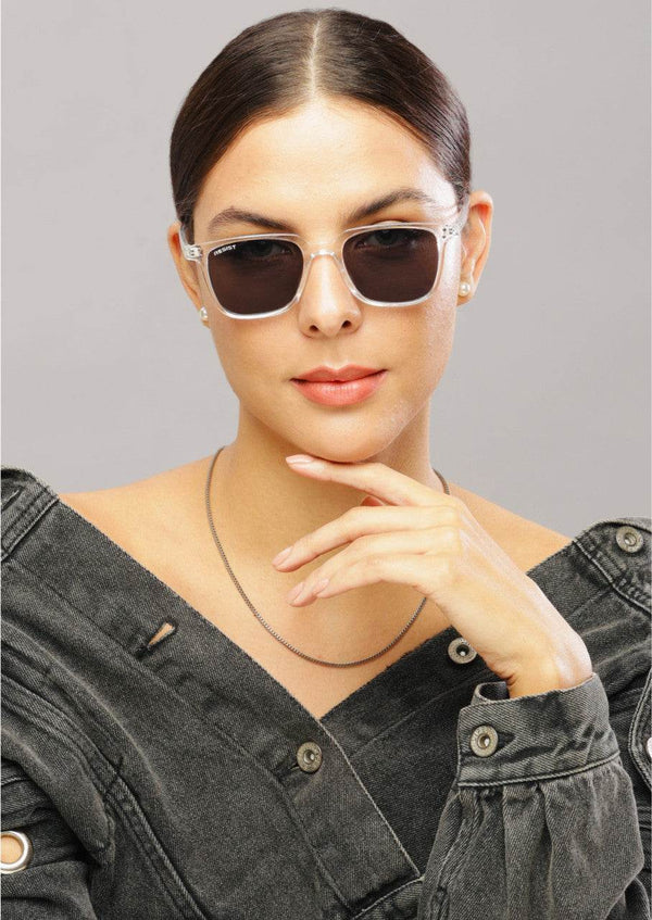 Classic Wayfarer Black Clear Sunglasses (53 mm) - SunglassesMart