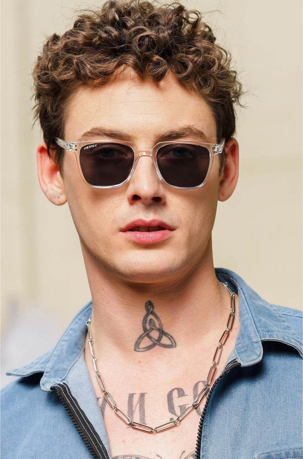 Classic Wayfarer Black Clear Sunglasses (53 mm) - SunglassesMart