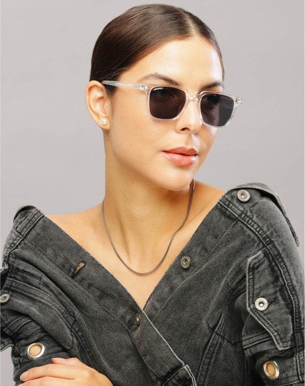Classic Wayfarer Black Clear Sunglasses (53 mm) - SunglassesMart