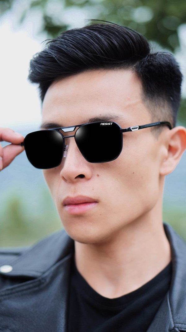 Noah Retro Square Sunglasses – Metal Frame - SunglassesMart