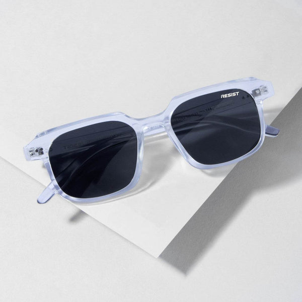 Classic Ocean White Black Wayfarer Sunglasses (50 mm) - SunglassesMart