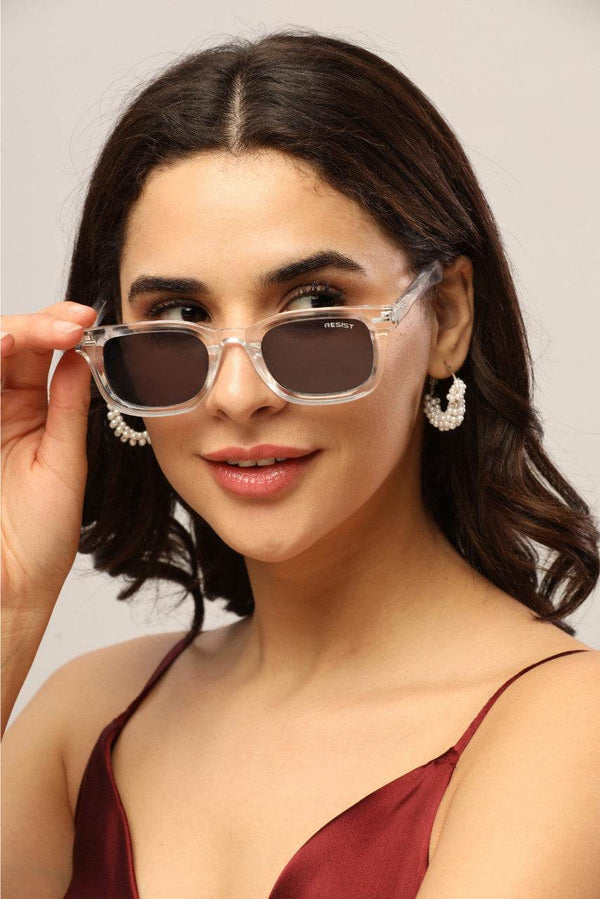 Classic Clear Black Wayfarer Sunglasses (55 mm) - SunglassesMart