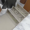 5 Slots Foldable PU Leather Sunglasses Eyeglasses Travel Organizer