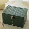 Large 3-Layer Jewelry Box Organizer with Lock & 2 Drawers for Women
