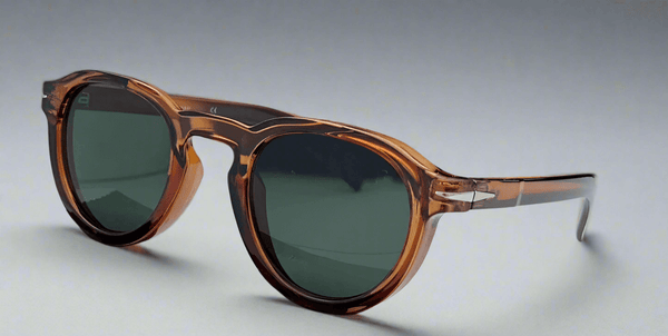 Round Tea Green Sunglasses - SunglassesMart