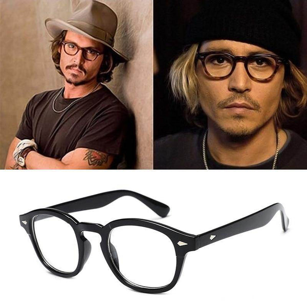 Johnny Depp Style Men Retro Vintage Prescription Glasses - SunglassesMart