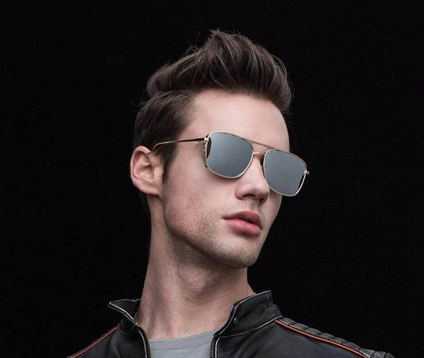 New Metal Frame Rectangle Sunglasses - SunglassesMart