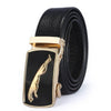 Jaguar Buckle Casual Leather Belt For Men - SunglassesMart