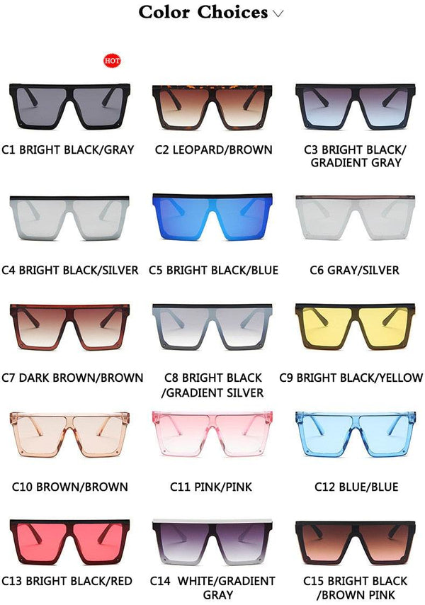 Vintage Flat-Top Sunglasses - SunglassesMart