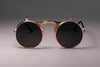 Vintage Round Flip Up Sunglasses - SunglassesMart