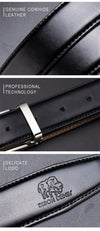 Classic Genuine Leather Strap Belt For Men - SunglassesMart