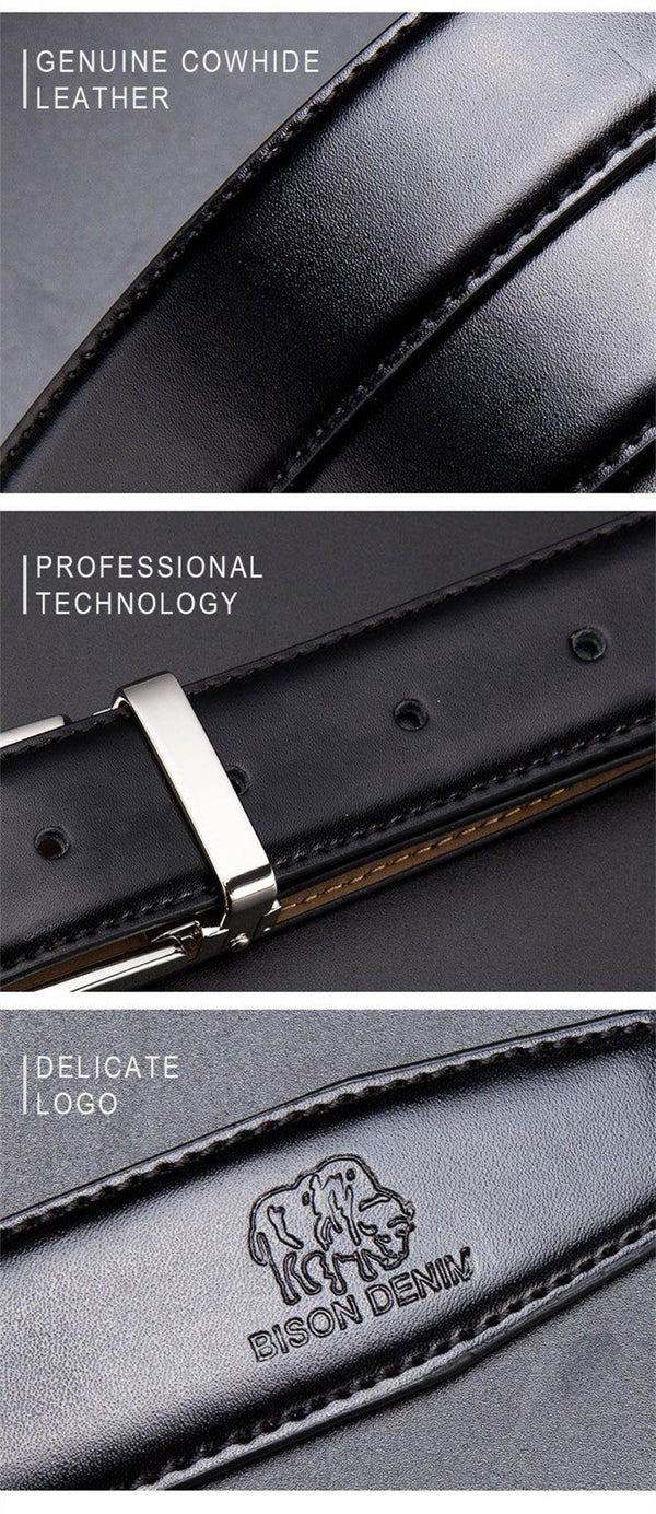 Classic Genuine Leather Strap Belt For Men - SunglassesMart