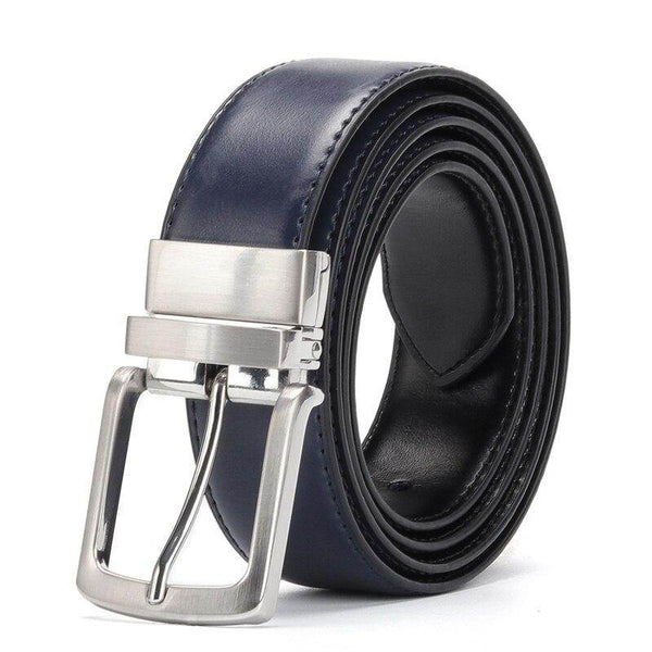 Men's Genuine Leather Reversible Belt - SunglassesMart