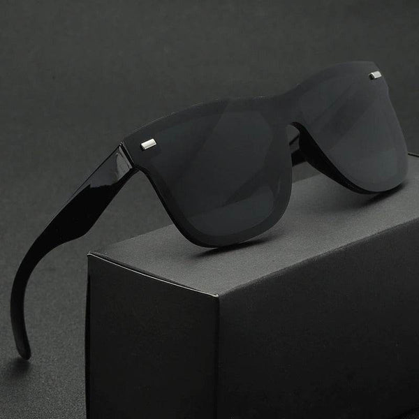 Rimless Wayfarer Reflector - SunglassesMart