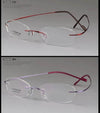 Titanium Unisex Rimless Optical Frame - SunglassesMart