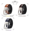 Men's Genuine Leather Reversible Belt - SunglassesMart