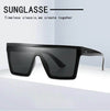 Oversized Big Vintage Black Square Sunglasses - SunglassesMart
