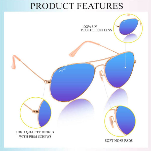 William Pilot Blue Sunglasses - SunglassesMart