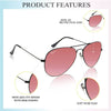 William Pilot Pink Sunglass - SunglassesMart