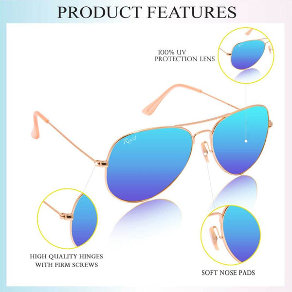 William Pilot Blue Sunglasses - SunglassesMart