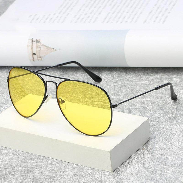 Yellow Candy Pilot Sunglasses - SunglassesMart