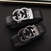 Men's Leather Automatic Buckle Belt - SunglassesMart