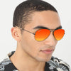 William Orange Pilot Sunglass - SunglassesMart