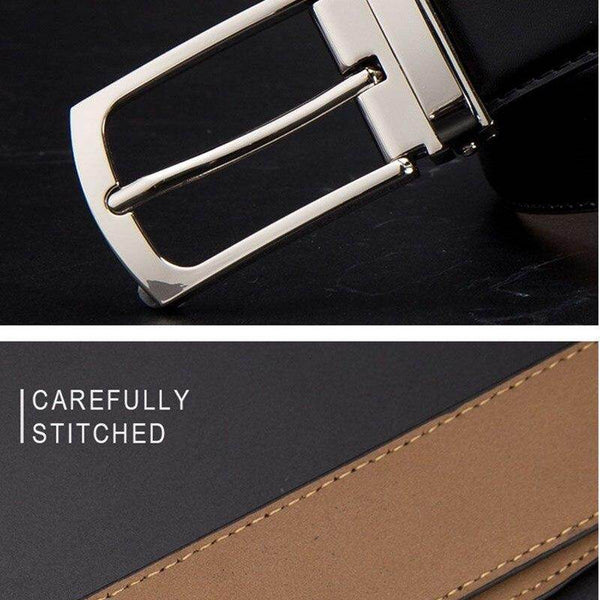 Classic Genuine Leather Strap Belt For Men - SunglassesMart