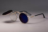 Vintage Round Flip Up Sunglasses - SunglassesMart