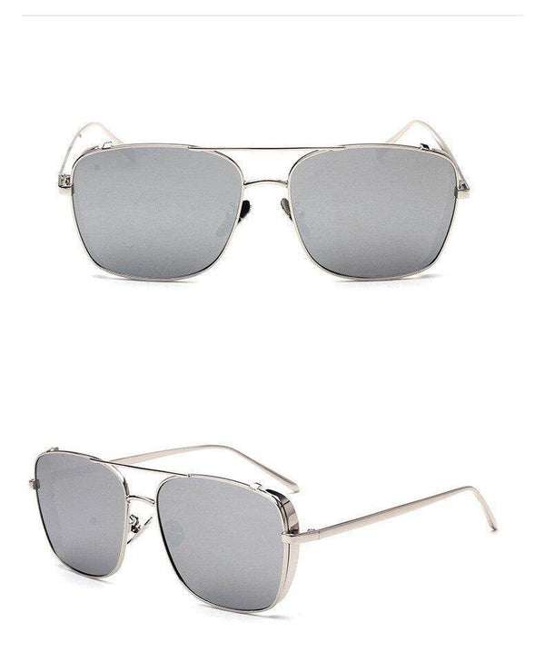 New Metal Frame Rectangle Sunglasses - SunglassesMart