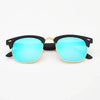 Classic Vintage Style Half Rim Sunglasses - SunglassesMart