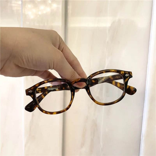 Fashion Antiblue Oval Eyeglass Frame - SunglassesMart
