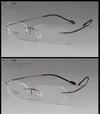 Titanium Unisex Rimless Optical Frame - SunglassesMart