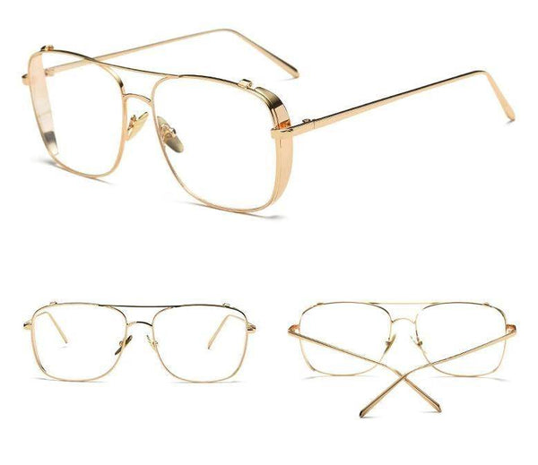 New Metal Frame Rectangle Sunglasses - SunglassesMart