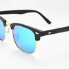 Classic Vintage Style Half Rim Sunglasses - SunglassesMart